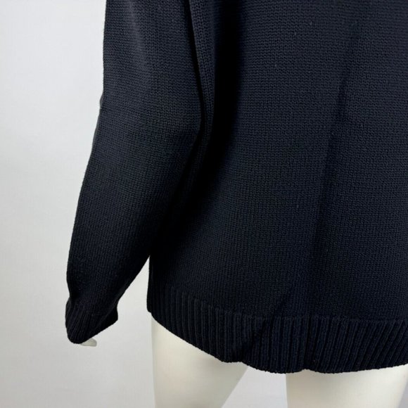 Amina Rubinacci Italy Full Zip Cardigan Women 48‎ US 8 EUC Long Sleeve Collared - Picture 8 of 11